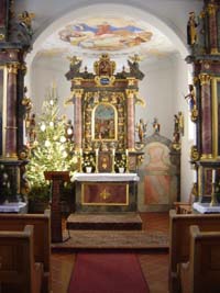 Innenansicht der Kapelle